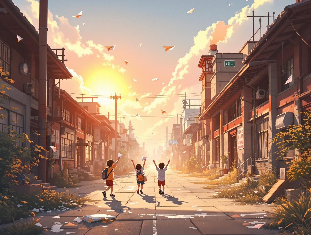 河马剧场网页版作品《纸飞机》- 年代记忆题材