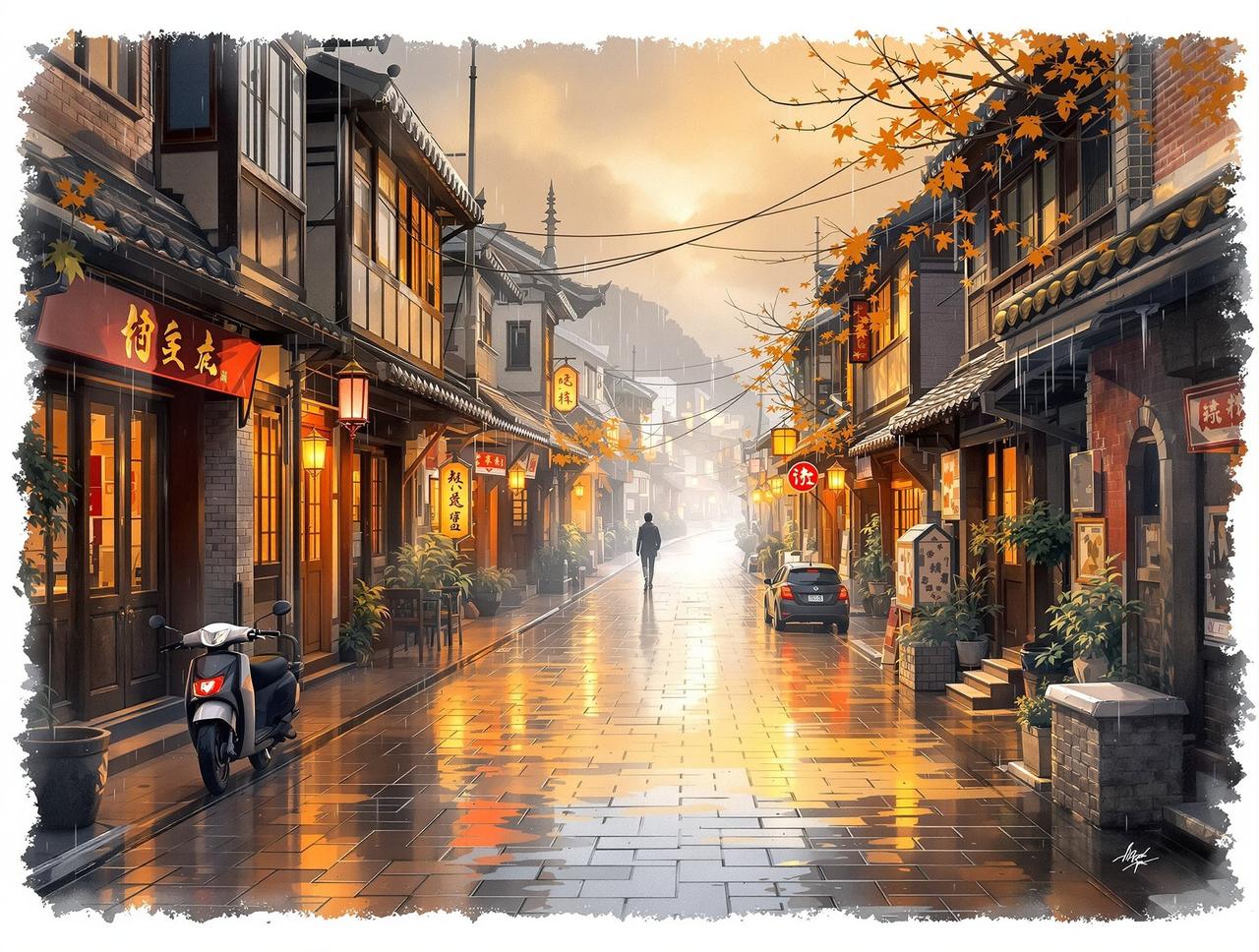 河马剧场网页版作品《老街的雨》- 年代记忆题材